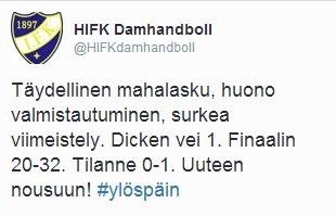 2015-04-14 @HIFKdamhandboll